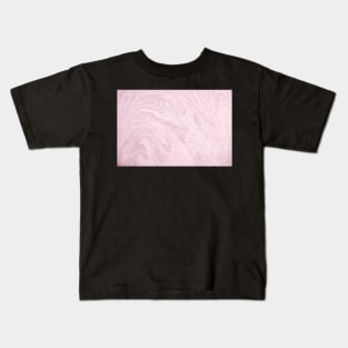 Pink Marble Texture Design Kids T-Shirt